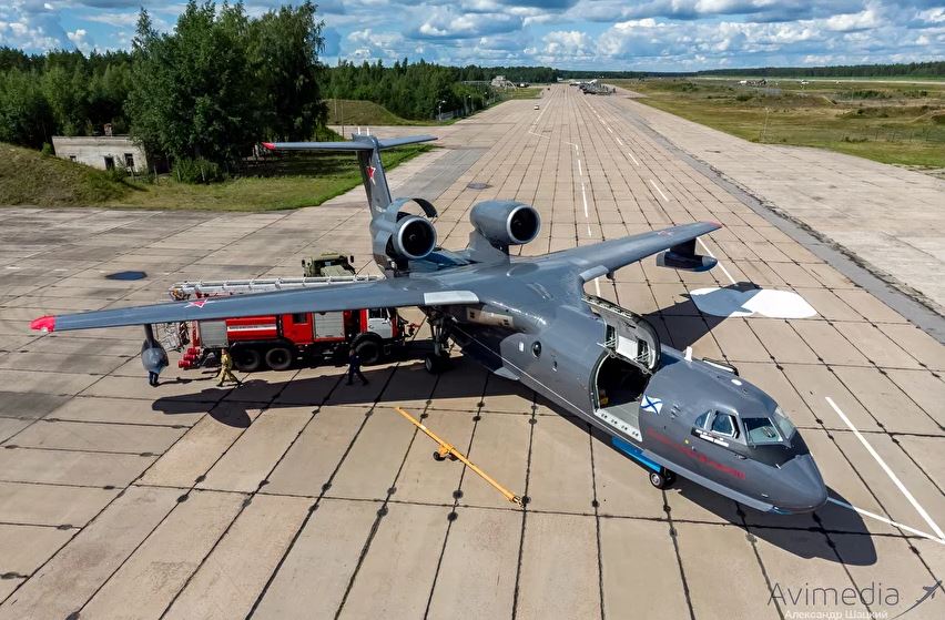 Russian Be-200 amphibious aircraft will take up fire extinguishing