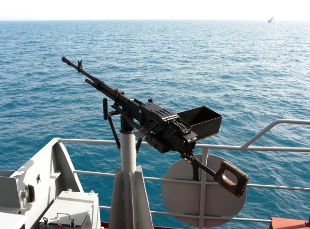 Image result for type 50 heavy-duty machine gun on the deck with 12.7mm bullets